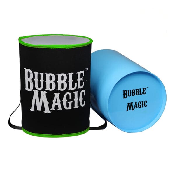 Bubble Magic branding on two containers.