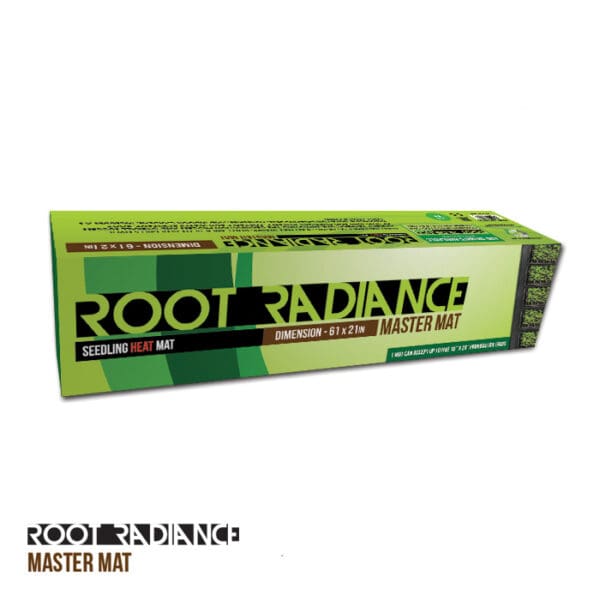 Seedling heat mat by Root Radiance.