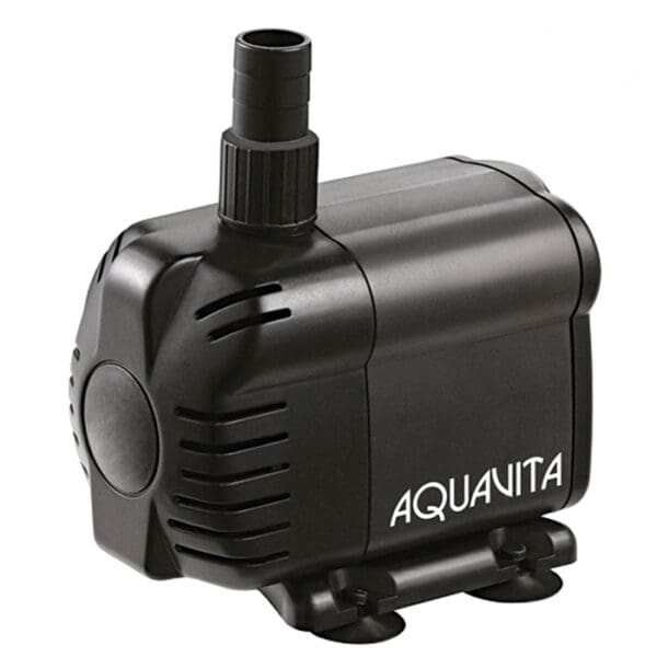 Black water pump with hose attachment.