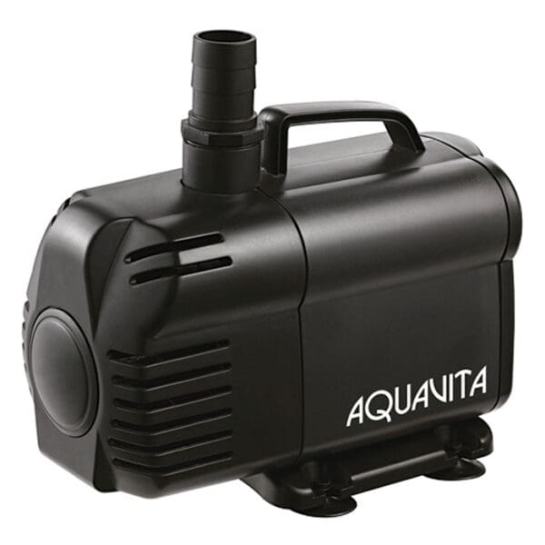 Black water pump with hose attachment.