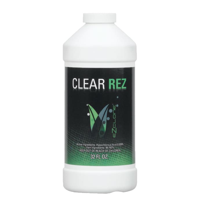 EZ Clone Clear Rez nutrient solution bottle.