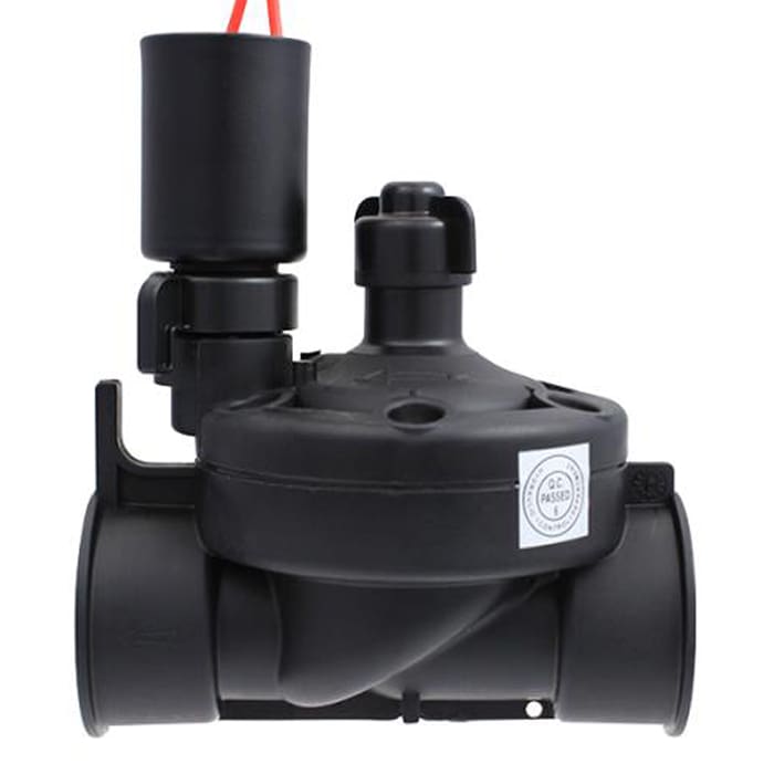 Black water pump with electrical connection.