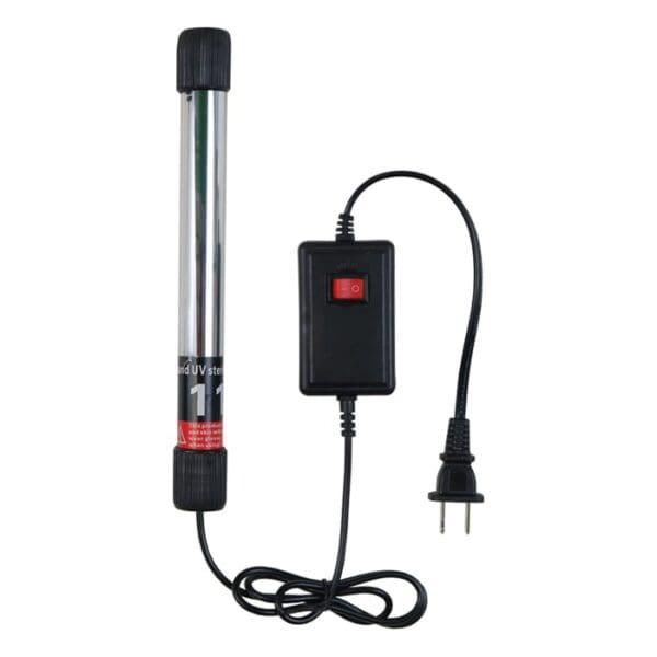 UV sterilization lamp with power switch.