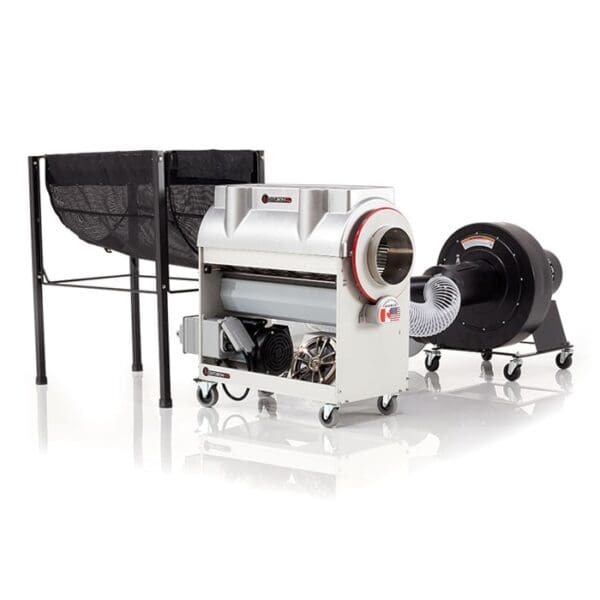 Dryer and blower equipment for outdoor use.
