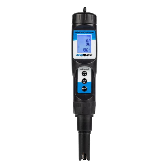 Digital waterproof EC/PM/temp meter device.