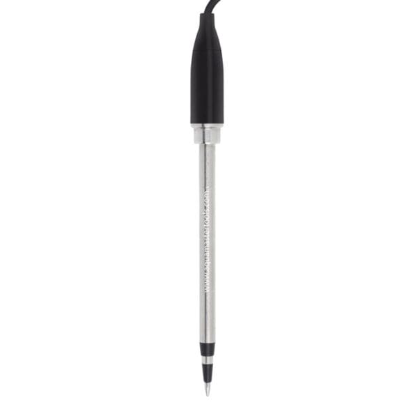 Stylus with black tip and silver body.