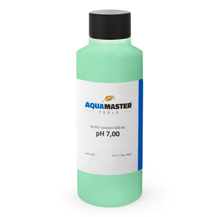 AQUAMASTER buffer solution bottle, pH 7.00.