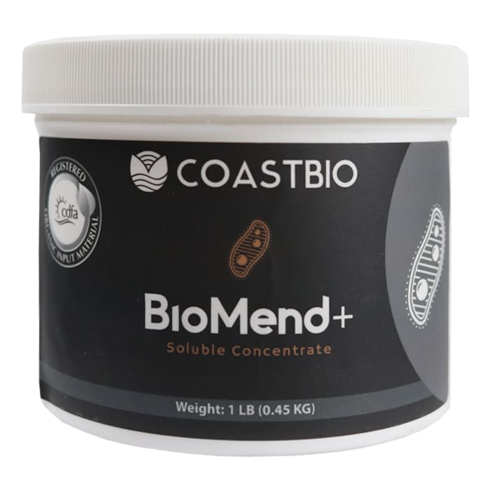 BioMend+ soluble concentrate container by CoastBIO.