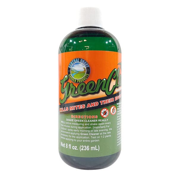 Green cleaner for killing mites and eggs.