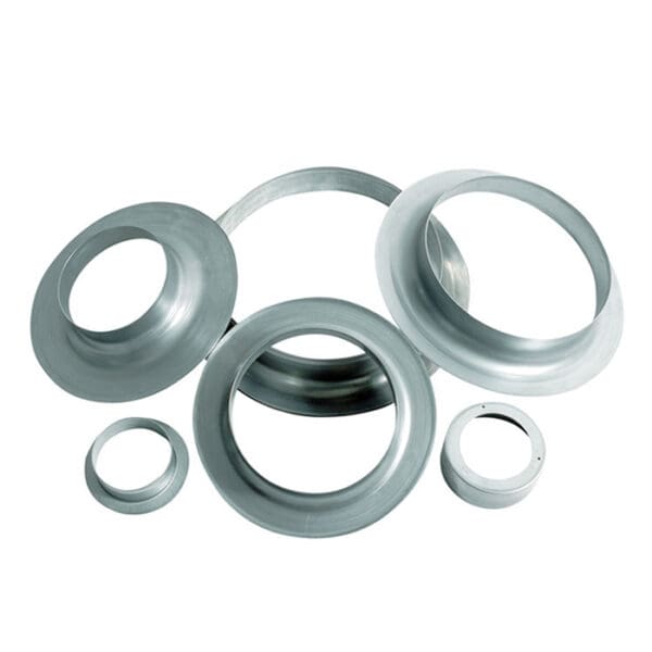 Various metal rings and circular components.