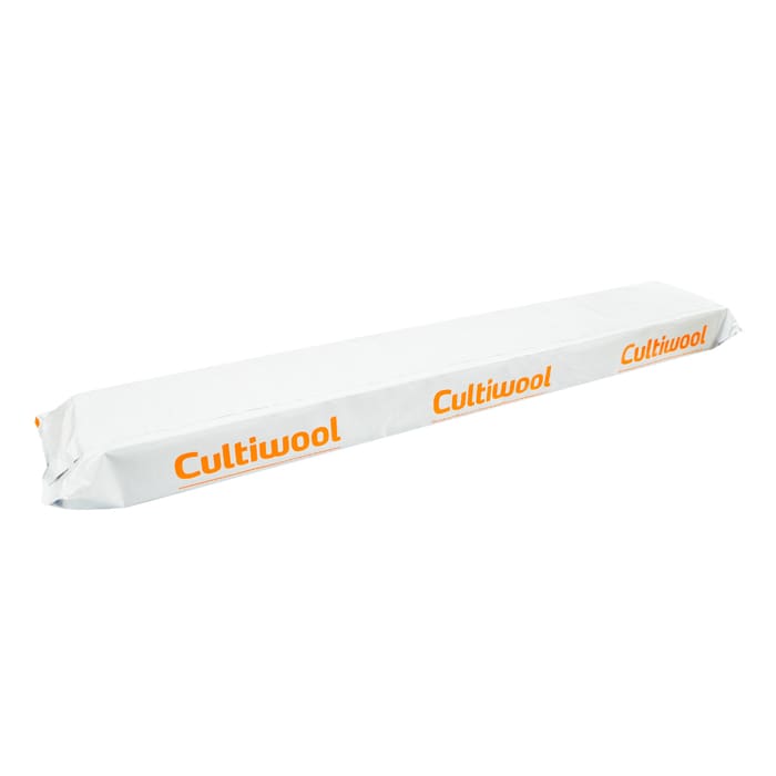 Cultiwool packaging for wool insulation material.