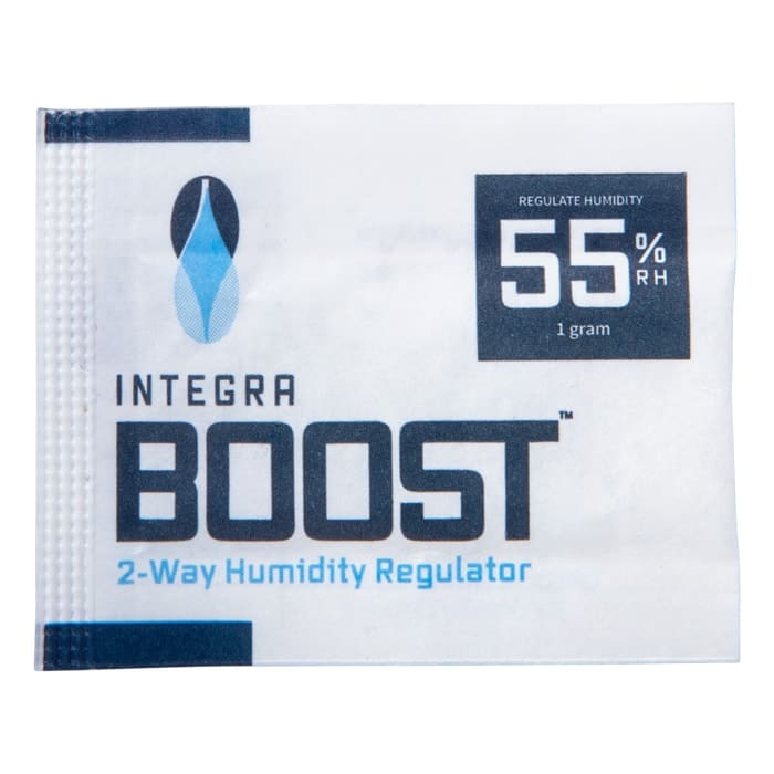 Humidity regulator packet for optimal moisture control.