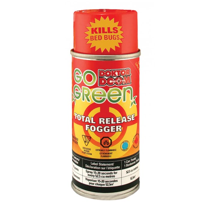 Bed bug extermination spray canister.