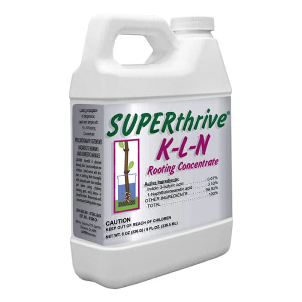 Bottle of SUPERthrive K-L-N Rooting Concentrate.