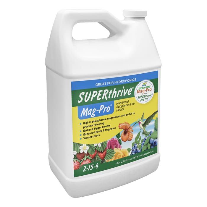 Nutritional supplement for plants in gallon container.