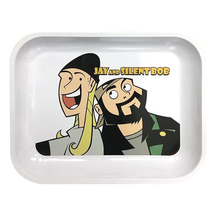 Cartoon illustration of Jay and Silent Bob.