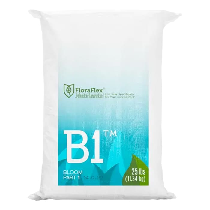 FloraFlex B1 Bloom fertilizer package, 25 lbs.