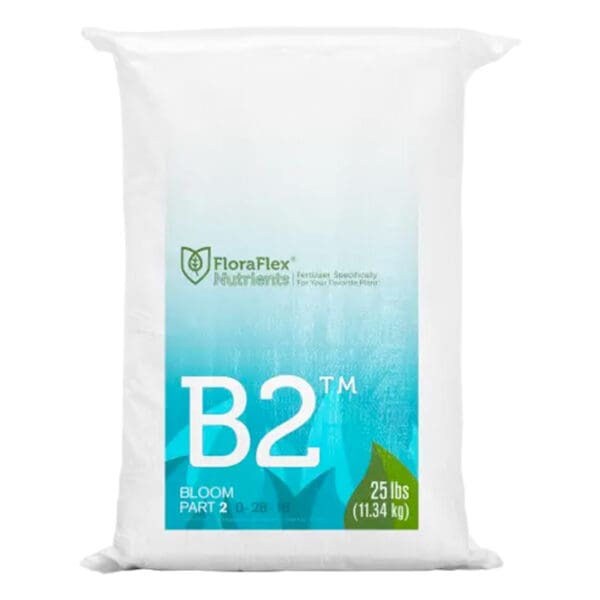 FloraFlex B2 Bloom Fertilizer, 25 lbs bag.