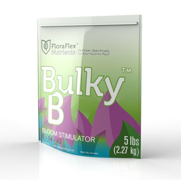 FloraFlex Bulky B bloom stimulant packaging.