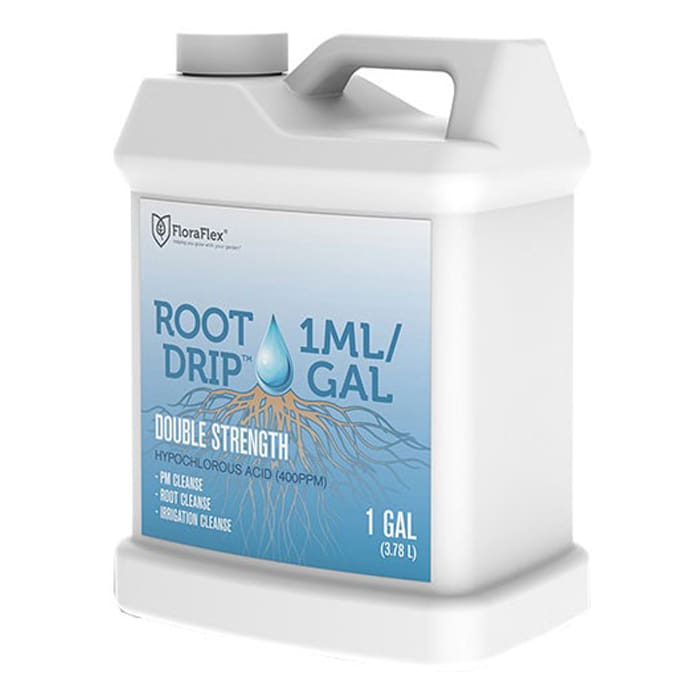 Root Drip product container for plant care.