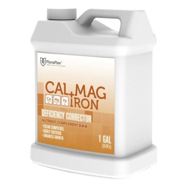 Cal-Mag Iron deficiency corrector bottle.