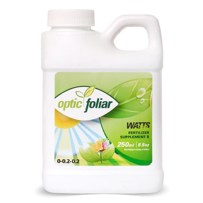 Optic Foliar fertilizer supplement, 250ml bottle.