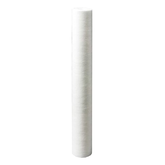 White roll of paper or fabric material.