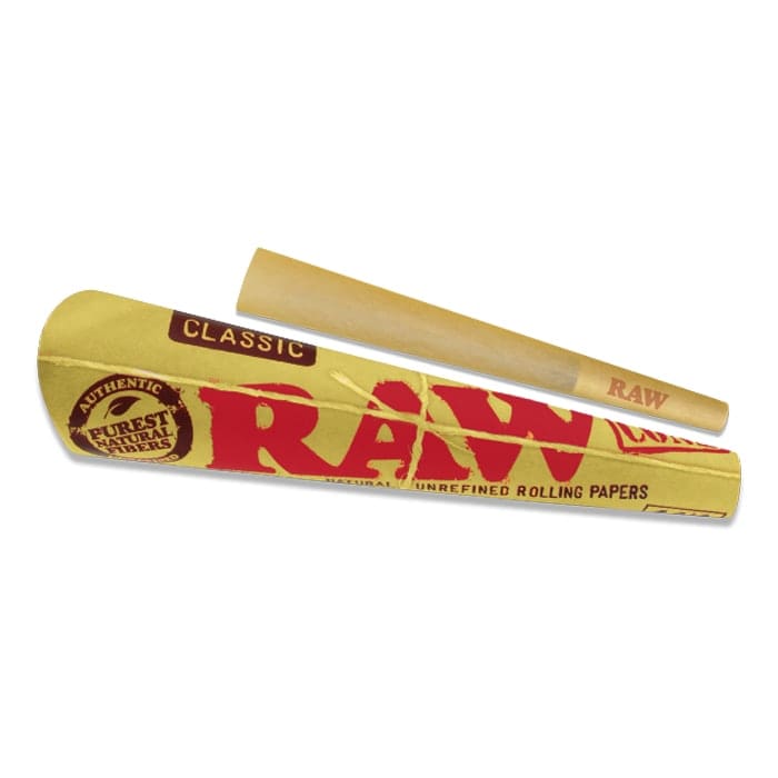 Rolling papers and a cone tube packaging.