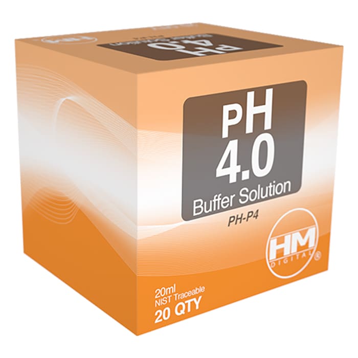 PH 4.0 buffer solution packaging box.