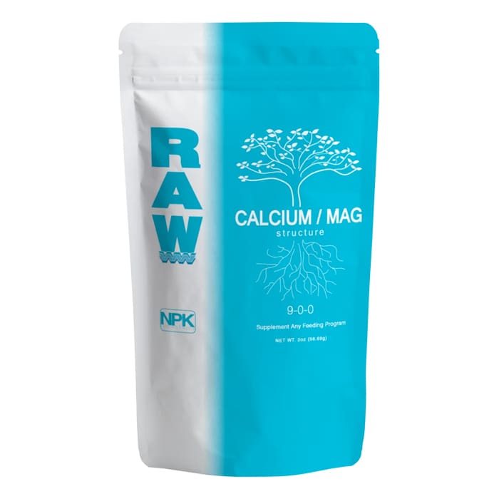 RAW Calcium/Magnesium supplement packaging design.