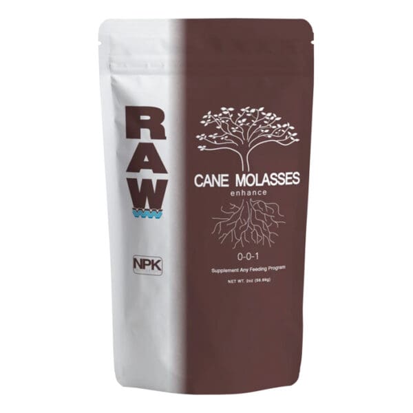 RAW Cane Molasses supplement bag design.