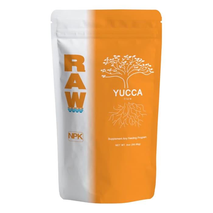 Yucca flow supplement packaging design.