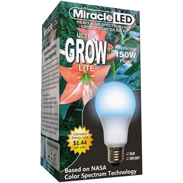 Miracle LED grow light packaging design.