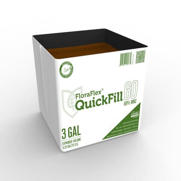 FloraFlex QuickFill 60, 3-gallon container.